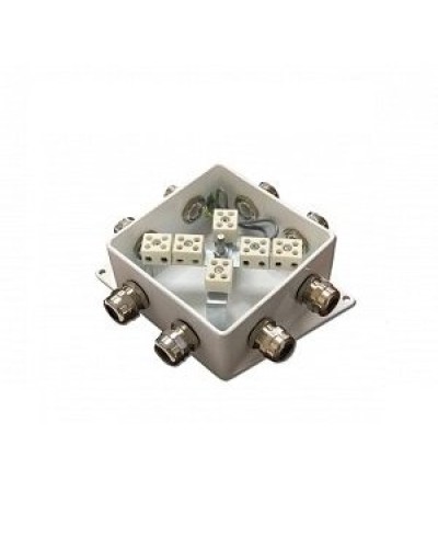 КМ-О (12к*10,0)-IP66-120х120, пять вводов: Коробка монтажная огнестойкая в Туле