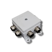 КМ-О (12к)-IP66-120х120, восемь вводов: Коробка монтажная огнестойкая