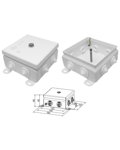 КМ IP55-1212. Коробка монтажная электротехническая. Гефест в Туле