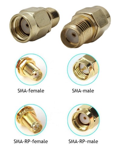 S-A312 (RP-SMA-male - SMA-female). Переходник. Прочие зарубежные в Туле