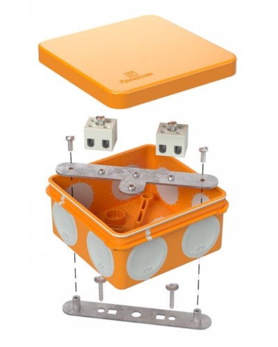 Коробка огнестойкая 80х80х40 (60-0210-FR2.5-4). Коробка огнестойкая для открытой установки. Промрукав в Туле