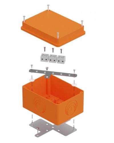 Коробка огнестойкая 150х110х90 E15-E120 для о/п (40-0351-FR1.5-6). Коробка огнестойкая для открытой установки. Промрукав в Туле