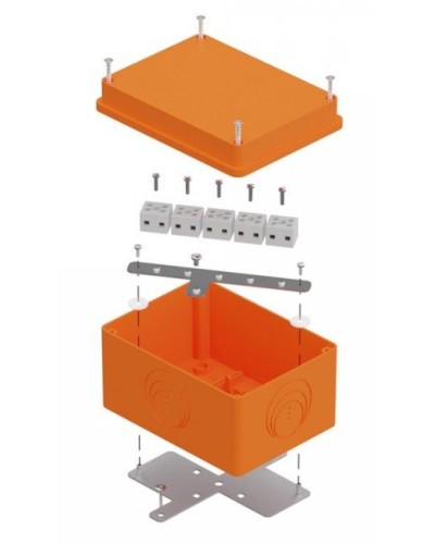 Коробка огнестойкая 150х110х90 E15-E120 для о/п (40-0351-FR6.0-10). Коробка огнестойкая для открытой установки. Промрукав в Туле