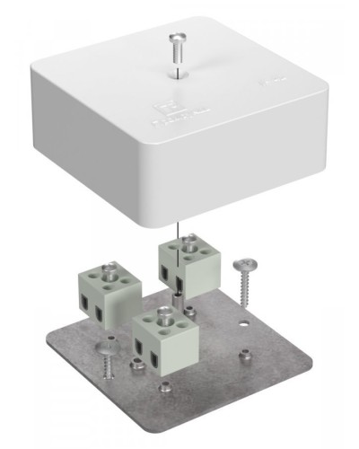 Коробка огнестойкая 75х75х30 (40-0450-FR1.5-6). Коробка огнестойкая для открытой установки. Промрукав в Туле