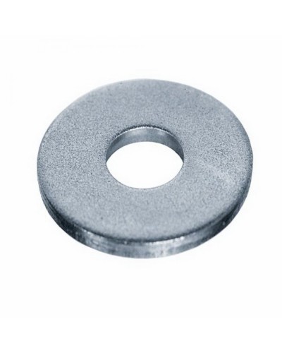 Шайба с широкими полями (кузовная) оцинкованная M10 (DIN 9021) (100 шт) (PR08.2379). Шайба с широкими полями. Промрукав в Туле