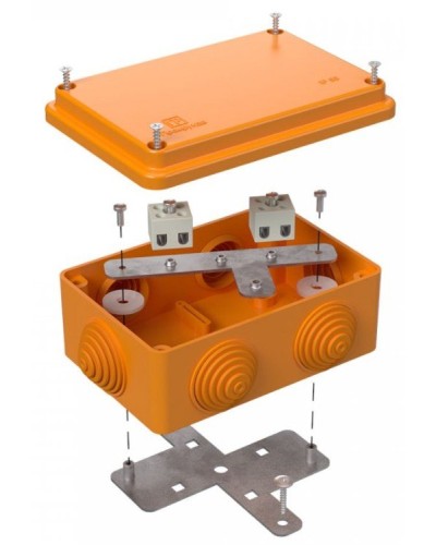 Коробка огнестойкая 120х80х50 (40-0340-FR6.0-4). Коробка огнестойкая для открытой установки. Промрукав в Туле