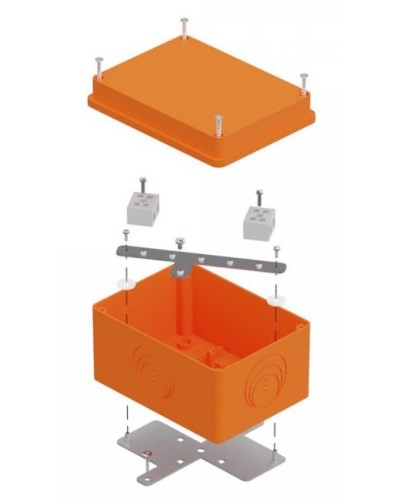 Коробка огнестойкая 150х110х90 E15-E120 для о/п (40-0351-FR10.0-4). Коробка огнестойкая для открытой установки. Промрукав в Туле