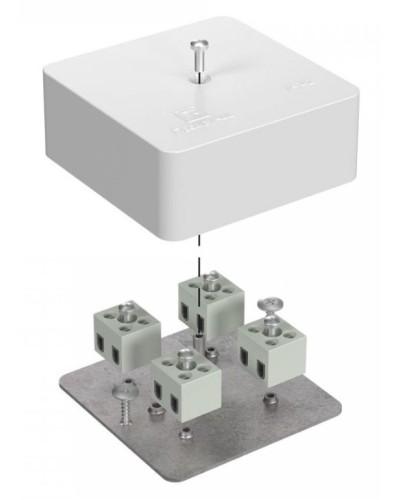 Коробка огнестойкая 75х75х30 (40-0450-FR1.5-8). Коробка огнестойкая для открытой установки. Промрукав в Туле