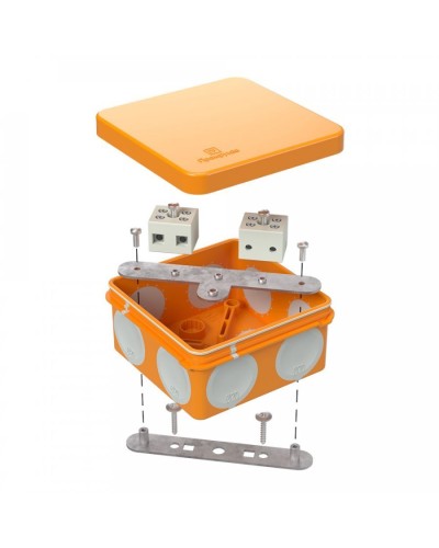 Коробка огнестойкая 80х80х40 (60-0210-FR6.0-4). Коробка огнестойкая для открытой установки. Промрукав в Туле