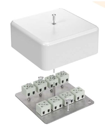 Коробка огнестойкая 103х103х45 для кабель-канала (40-0470-FR10.0-6). Коробка огнестойкая для кабель-канала. Промрукав в Туле
