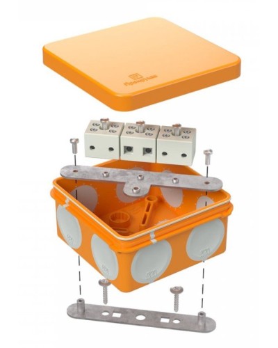 Коробка огнестойкая 60-0210-FR6.0-6 Е15-Е120 80х80х40. Коробка огнестойкая для открытой установки. Промрукав в Туле