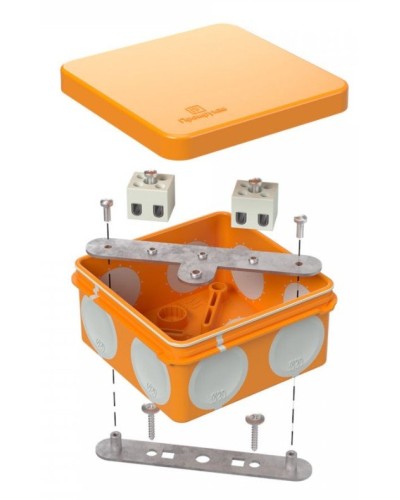 Коробка огнестойкая 80х80х40 (60-0210-FR2.5-6). Коробка огнестойкая для открытой установки. Промрукав в Туле