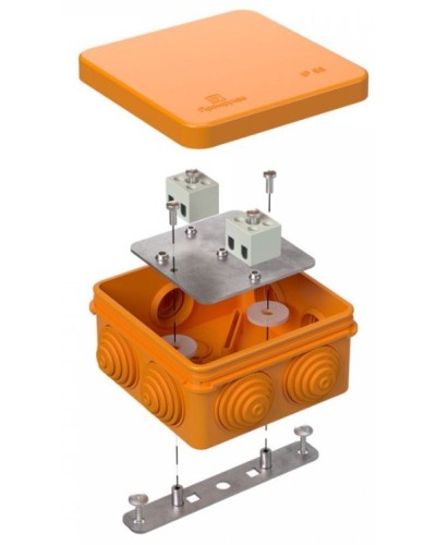 Коробка огнестойкая 80х80х40 (40-0210-FR2.5-4). Коробка огнестойкая для открытой установки. Промрукав в Туле