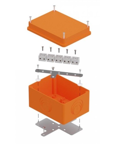 Коробка огнестойкая 150х110х90 E15-E120 для о/п (40-0351-FR1.5-10). Коробка огнестойкая для открытой установки. Промрукав в Туле