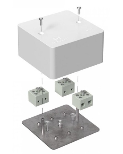 Коробка огнестойкая 103х103х45 (40-0470-FR2.5-6). Коробка огнестойкая для открытой установки. Промрукав в Туле