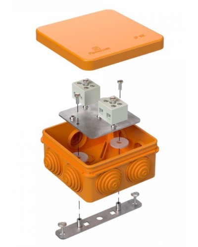 Коробка огнестойкая 40-0210-FR6.0-4 Е15-Е120 80х80х40. Коробка огнестойкая для открытой установки. Промрукав в Туле