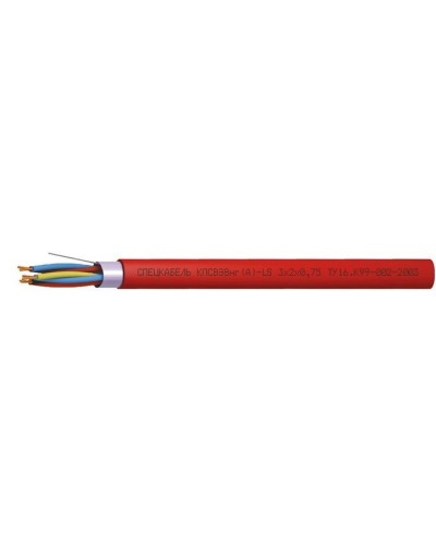 КПСВЭВнг(А)-LS 3х2х1,5 (Спецкабель). Кабель симметричный для систем сигнализации и управления, групповой прокладки, с пониженным дымо- и газовыделением. Спецкабель в Туле