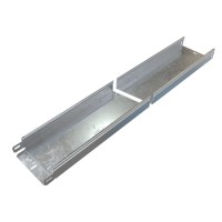 Лоток неперфорированный Сендземира 0,7мм 200х80х3000 (LN200803000071). Лоток неперфорированный. ВМК