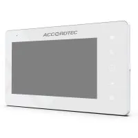 AT-VD760C/SD WH. Монитор домофона цветной с функцией «свободные руки». AccordTec