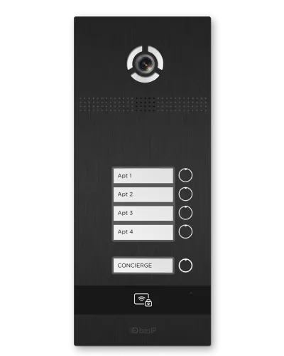 BI-04FB BLACK. Вызывная панель IP-домофона. BAS-IP в Туле