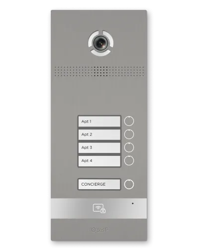 BI-04FB SILVER. Вызывная панель IP-домофона. BAS-IP в Туле