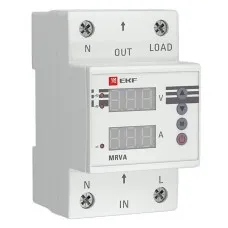 MRVA 63A PROxima (MRVA-63A). Реле напряжения и тока с дисплеем. EKF