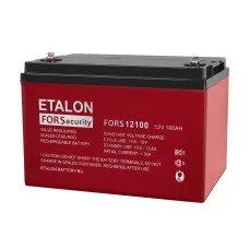 ETALON FORS 12100. Аккумулятор герметичный свинцово-кислотный. ETALON