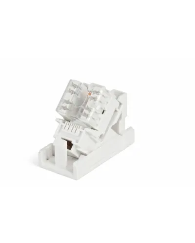 SIP2K-C5E-M45-22.5. Вставка 45х22,5 с наклонным модулем RJ-45 категории 5е. Hyperline в Туле