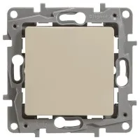 Переключатель 10AX-250В ETIKA, слоновая кость (672305). Выключатель. LegranD
