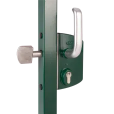 LSKZ4040 U2L (цвет: ZILV, серебро). Замок механический для откатных ворот. Locinox