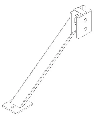 PERCo-MB-16.9. Упор для стоек секции ограждения. PERCo в Туле