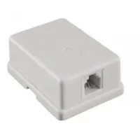 Розетка настенная RJ-11, 6P4C, 1порт (10-0305): Телефонная розетка