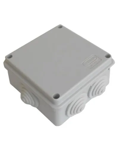 Коробка JBS100 100х100х55, 6 вых, IP55, серая (44007HF). Коробка монтажная, без галогена. Экопласт в Туле