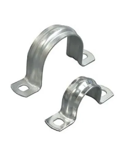 Скоба двухлапковая D50 с двумя отверстиями (50шт) (43650-50): Скоба оцинкованная в Туле