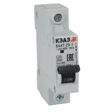 ВА47-29-1C10-УХЛ3 4.5кА (318195). Выключатель автоматический модульный. КЭАЗ