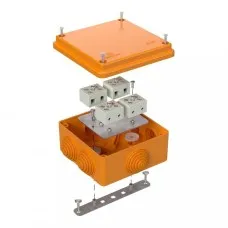 Коробка огнестойкая 100х100х50 для о/п (40-0300-FR6.0-8). Коробка огнестойкая для открытой установки. Промрукав