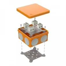 Коробка огнестойкая 100х100х50 (60-0300-FR2.5-8). Коробка огнестойкая для открытой установки. Промрукав